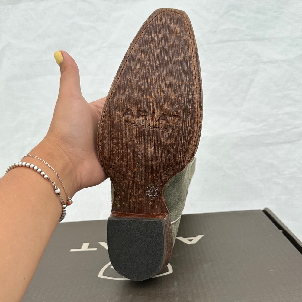 Ariat Olive Western Boots - Picture 3 of 6